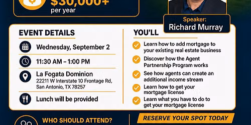 Realtor Lunch & Learn: How to Add Mortgage Income to Your RE Business