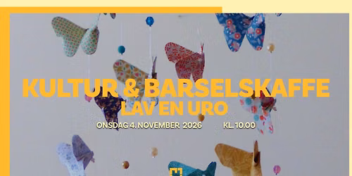 KULTUR & BARSELSKAFFE: LAV EN URO