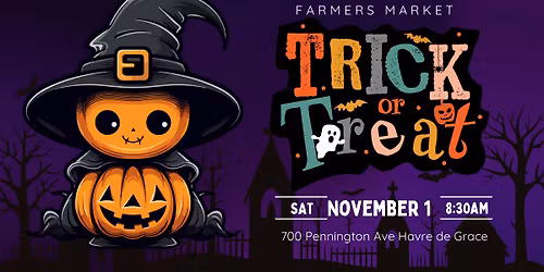 Trick or Treat at the HdG Farmers Market