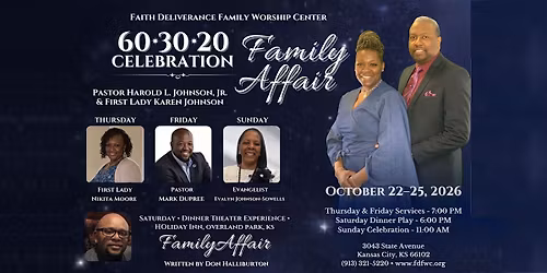 It\u2019s a Family Affair: Dinner Play Celebration (60\/30\/20 Anniversary)