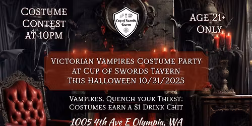 Victorian Vampire Costume Party