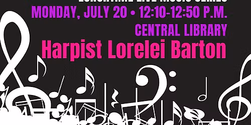 Music Sandwiched In Featuring Harpist Lorelei Barton