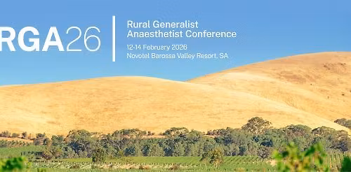 SARGA - Rural Generalist Anaesthetist Conference