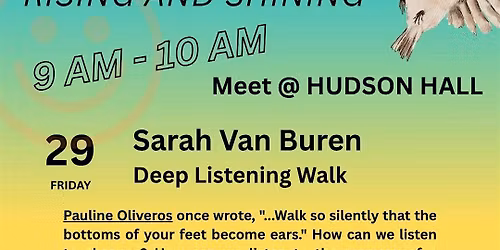 Deep Listening Walk with SVB