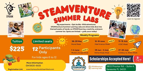 Summer STEAMventure: Mystery Escape Week - June 1st to 4th