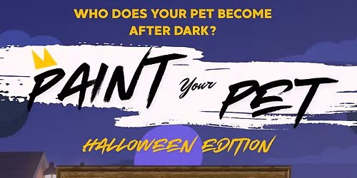 Paint Your Pet Halloween Edition