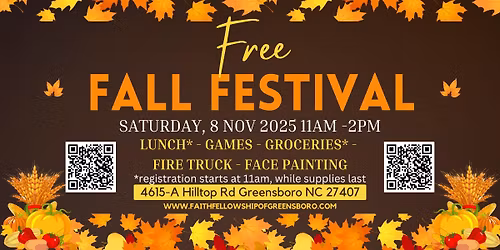 FREE Fall Festival