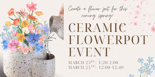 Ceramic Flowerpot Event