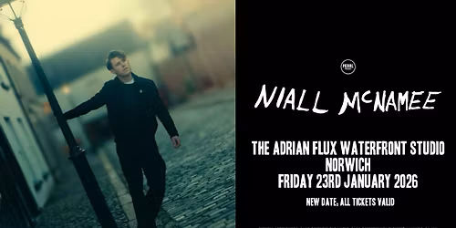Niall McNamee live at The Adrian Flux Waterfront Studio | Norwich