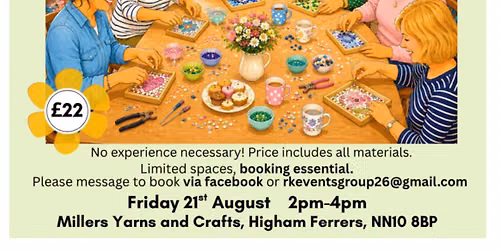 Mosaic Craft Workshop - \u00a322 per person