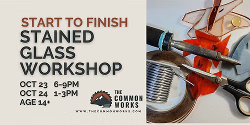 Start to Finish Stained Glass Workshop, Cochrane
