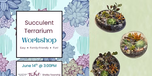 Make a Succulent Terrarium! Easy Craft Workshop