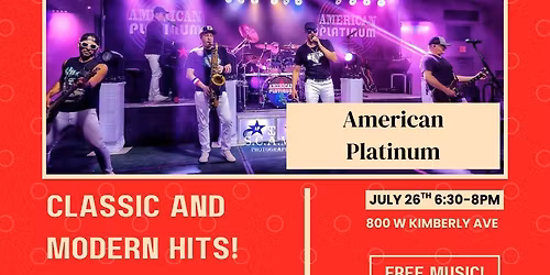 American Platinum - Sunday at the Amphitheater