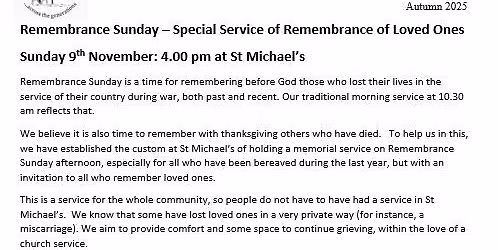 Service of Remembrance