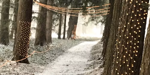 Illuminated Dark Aisle at Lorenzo State Historic Site