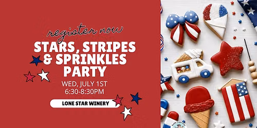 Stars, Stripes & Sprinkles Cookie Party