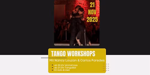 Tango Workshops mit Nancy Louzan & Carlos Paredes