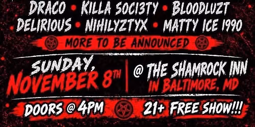 Razakel & Insane Poetry Symphony Of Suffering Tour Baltimore Stop