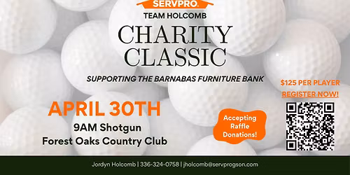 SERVPRO Team Holcomb's Charity Classic
