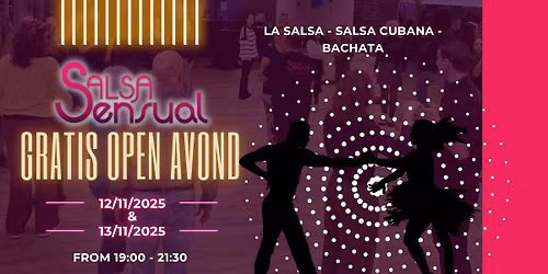 Open dag Salsa Sensual 12 & 13november 2025