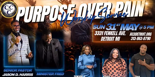 Purpose Over Pain Worship Service