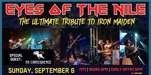 Eyes of the Nile - The Ultimate Iron Maiden Tribute at Jergels