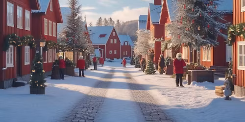 Julemarknad p\u00e5 gamleskulen p\u00e5 Fjell