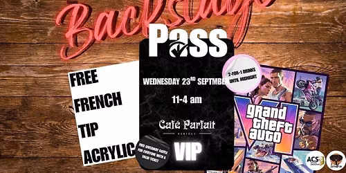 Backstage pass