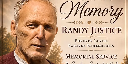 Randy Justice memorial service
