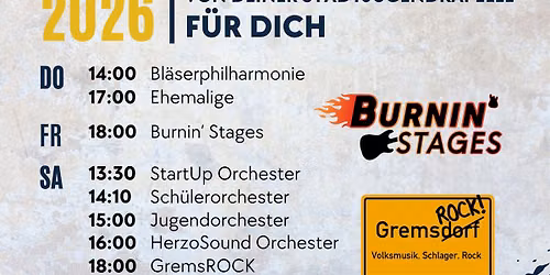Altstadtfest Herzogenaurach 2026 am Marktplatz mit der Stadtjugendkapelle