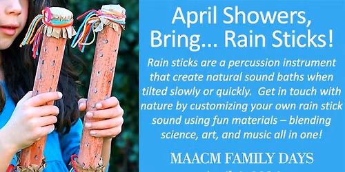 MAACM Family Day: April Showers!