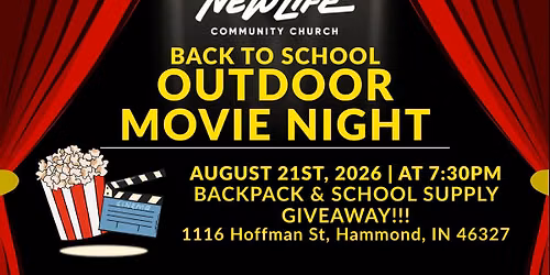 Back to School Outdoor Movie Night