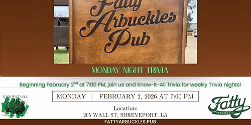 Monday Night Trivia