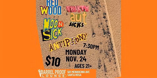 Punk Rock Monday! Red Wood | Thirty Aut Sicks | Moon Sick | Antiphony