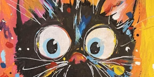 Crazy Cool Cat - Acrylic Painting Workshop for Kids