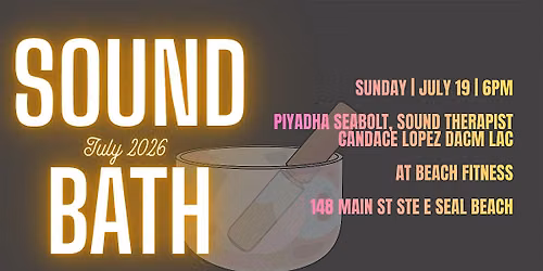 July Dual Sound Bath