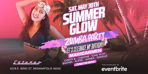 Summer Glow Zumba Party