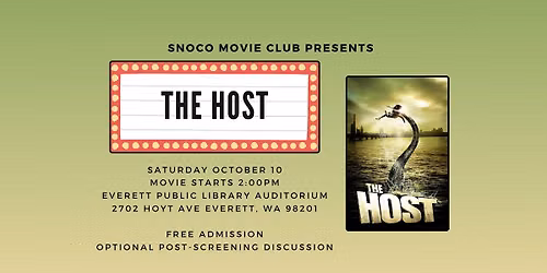 Movie Screening & Discussion - The Host (2006)