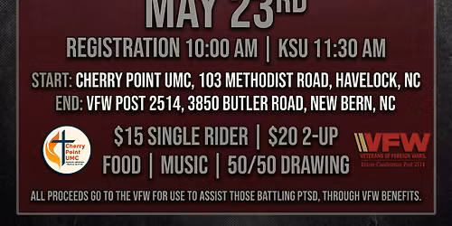 CSMC PTSD Benefit Ride
