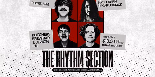THE RHYTHM SECTION - LIVE AT BUTCHERS BREW BAR!