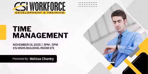 Time Management Workshop