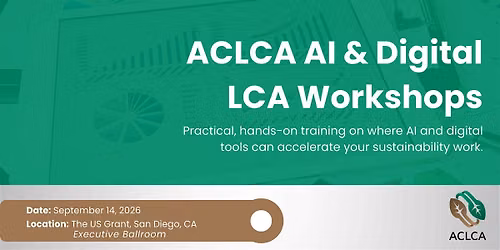 ACLCA AI & Digital LCA Workshops
