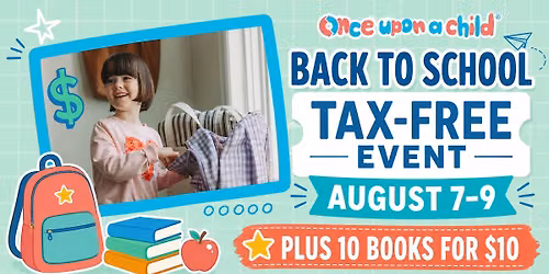 Back To School TAX-FREE Event.