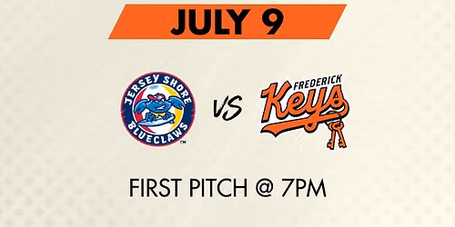 Taphouse Thursday | Jersey Shore BlueClaws vs Frederick Keys @7pm