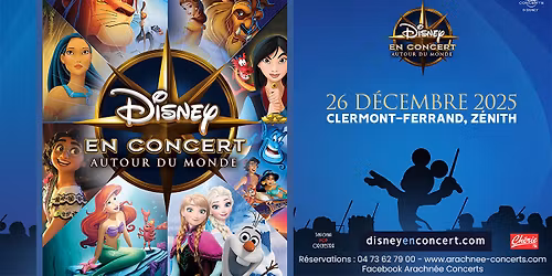 Disney en concert au Zenith d'Auvergne \u00e0 Clermont-Ferrand 