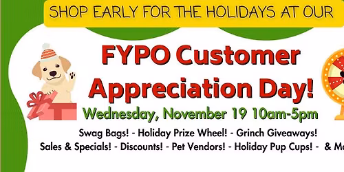 Holiday Customer Appreciation Day at FYPO!