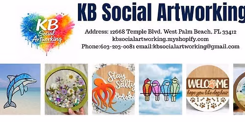 KB Studio Pick a Project 2-D Wood Resin Fri July 24th @10 AM