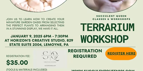Terrarium Workshop