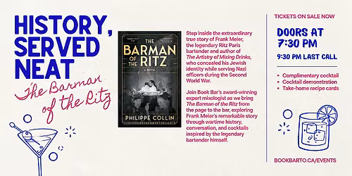 History, Served Neat: The Barman of the Ritz