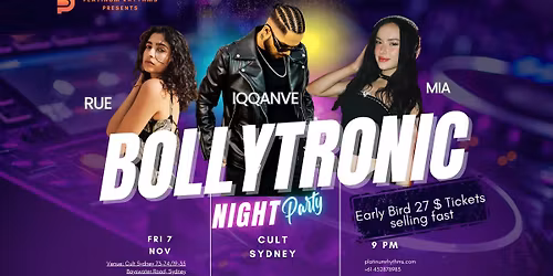 Bollytronic feat. IQQANVE: Club Night | Sydney
